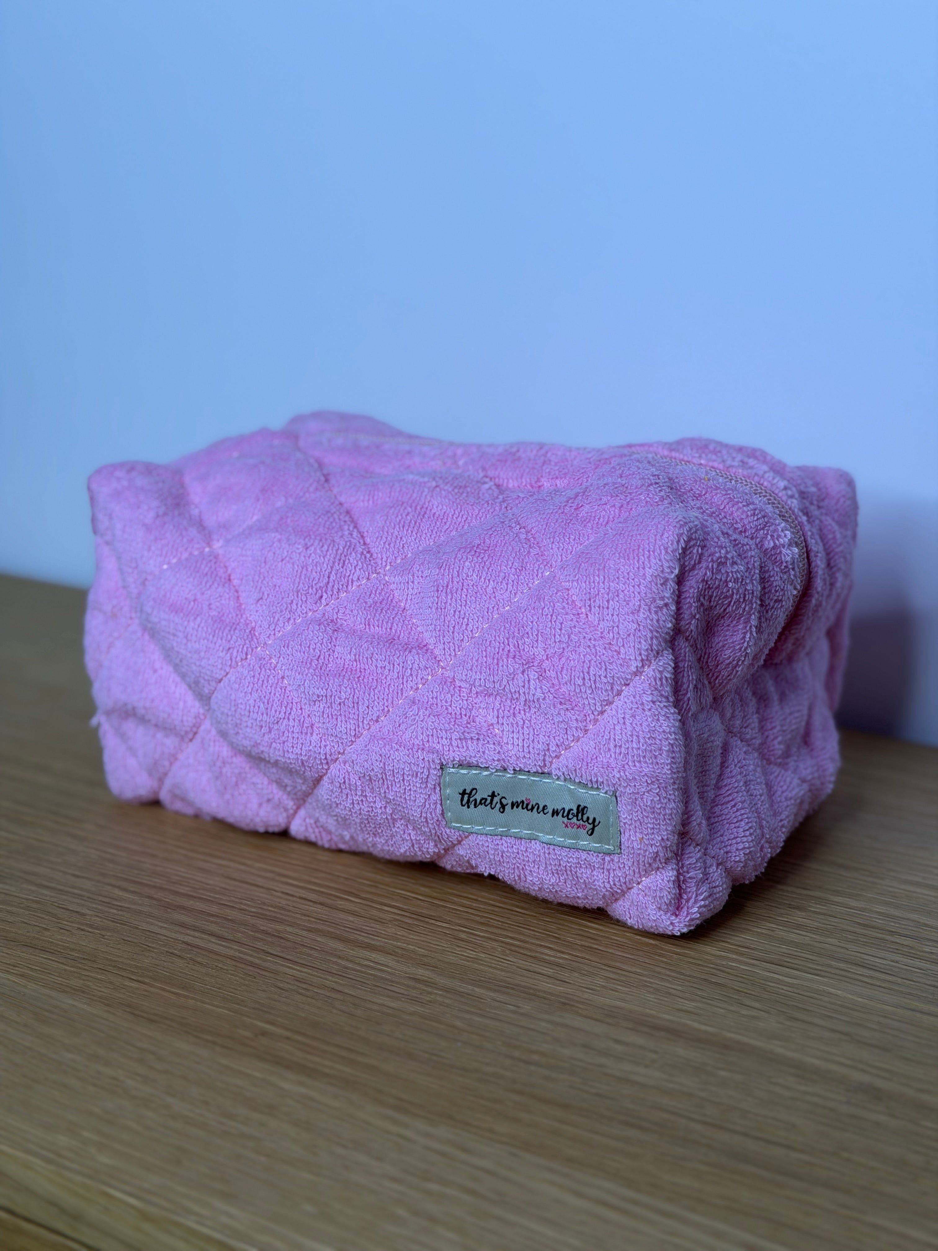 Blush Soft-Touch Cosmetic Bag