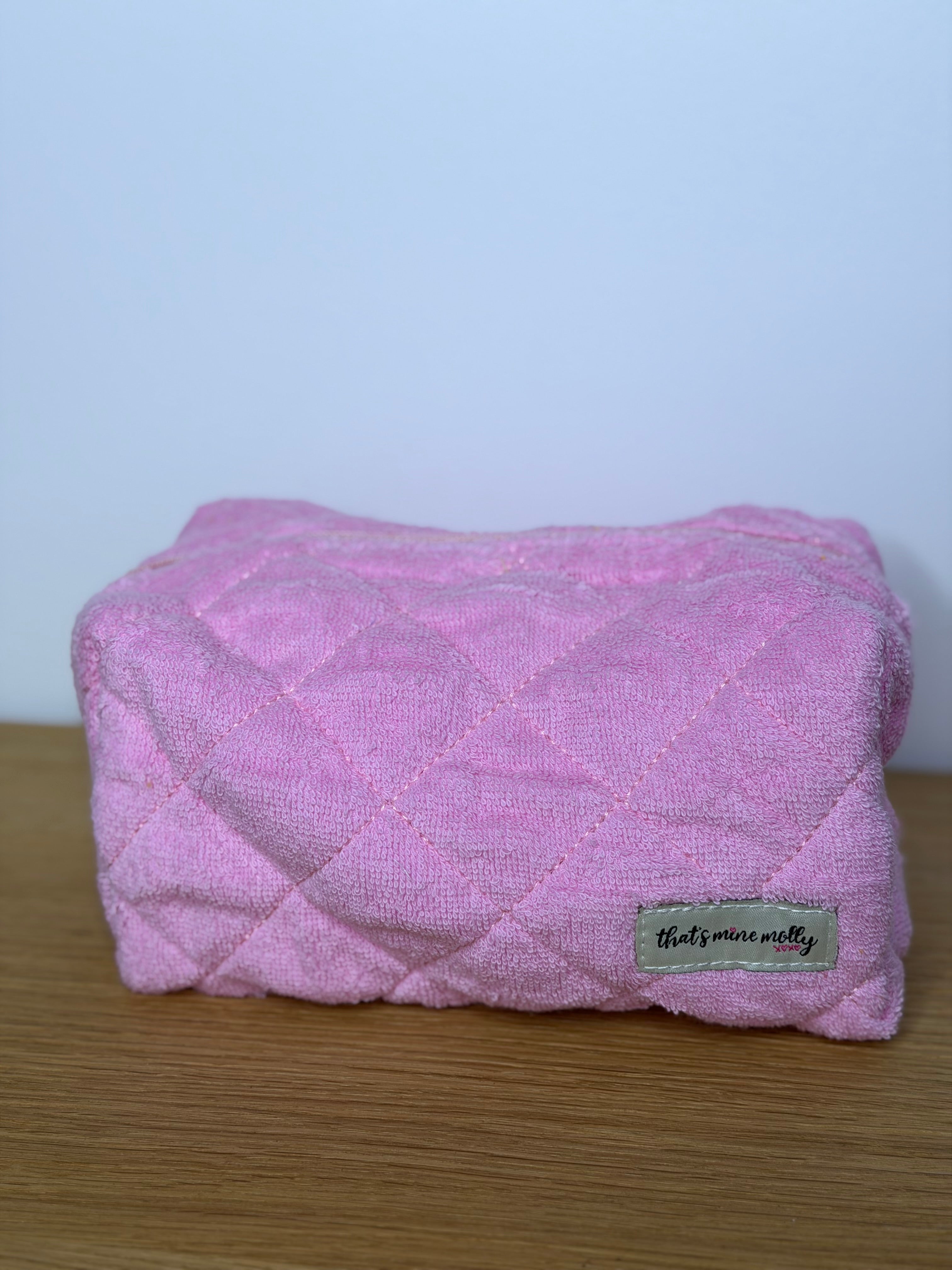 Blush Soft-Touch Cosmetic Bag