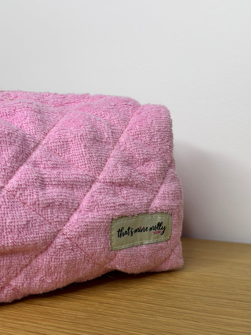 Blush Soft-Touch Cosmetic Bag