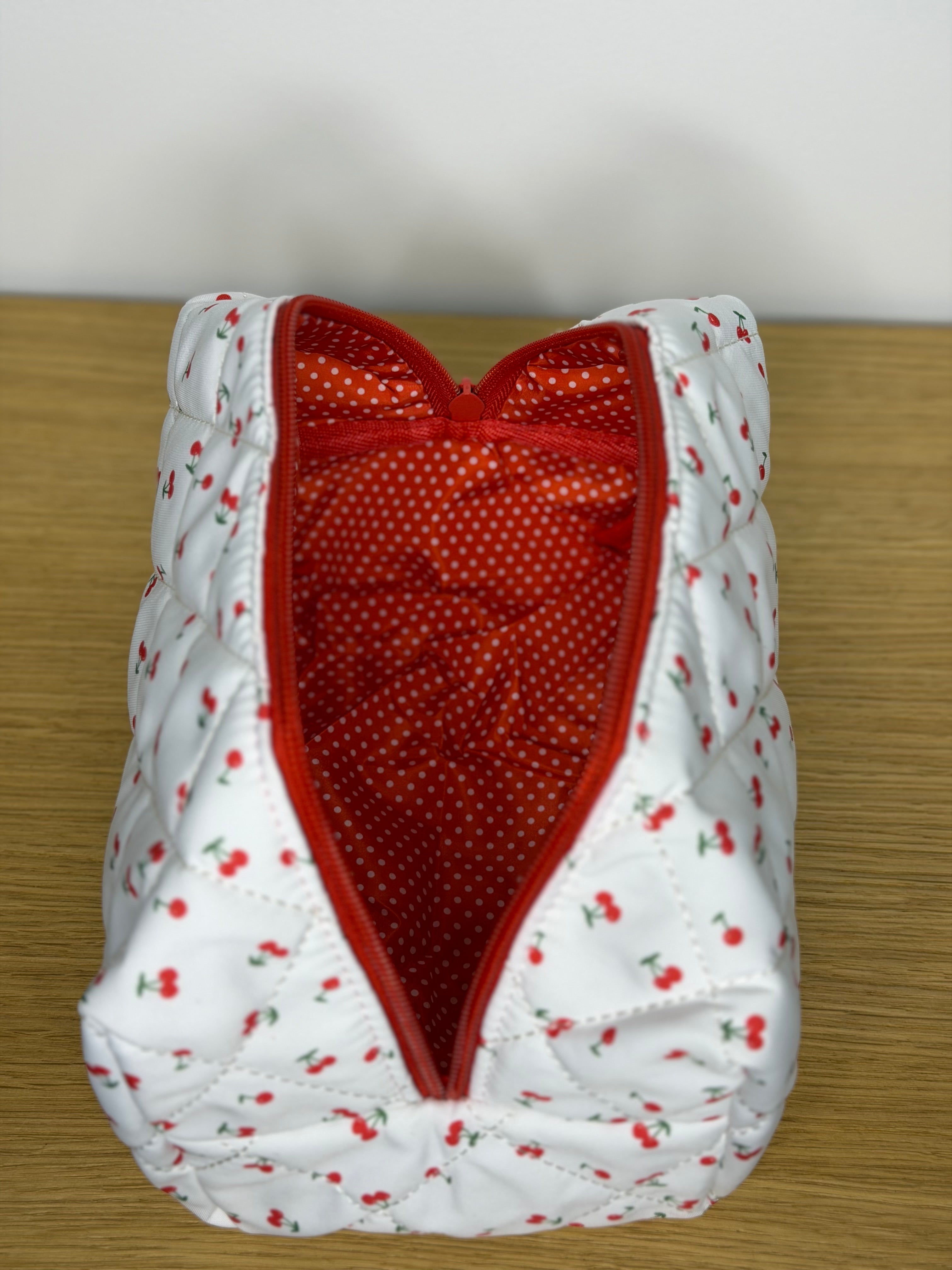 Cherry Kiss Cosmetic Bag